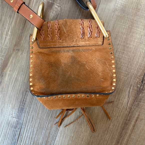 Chloe brown suede bag - Picture 3 of 5
